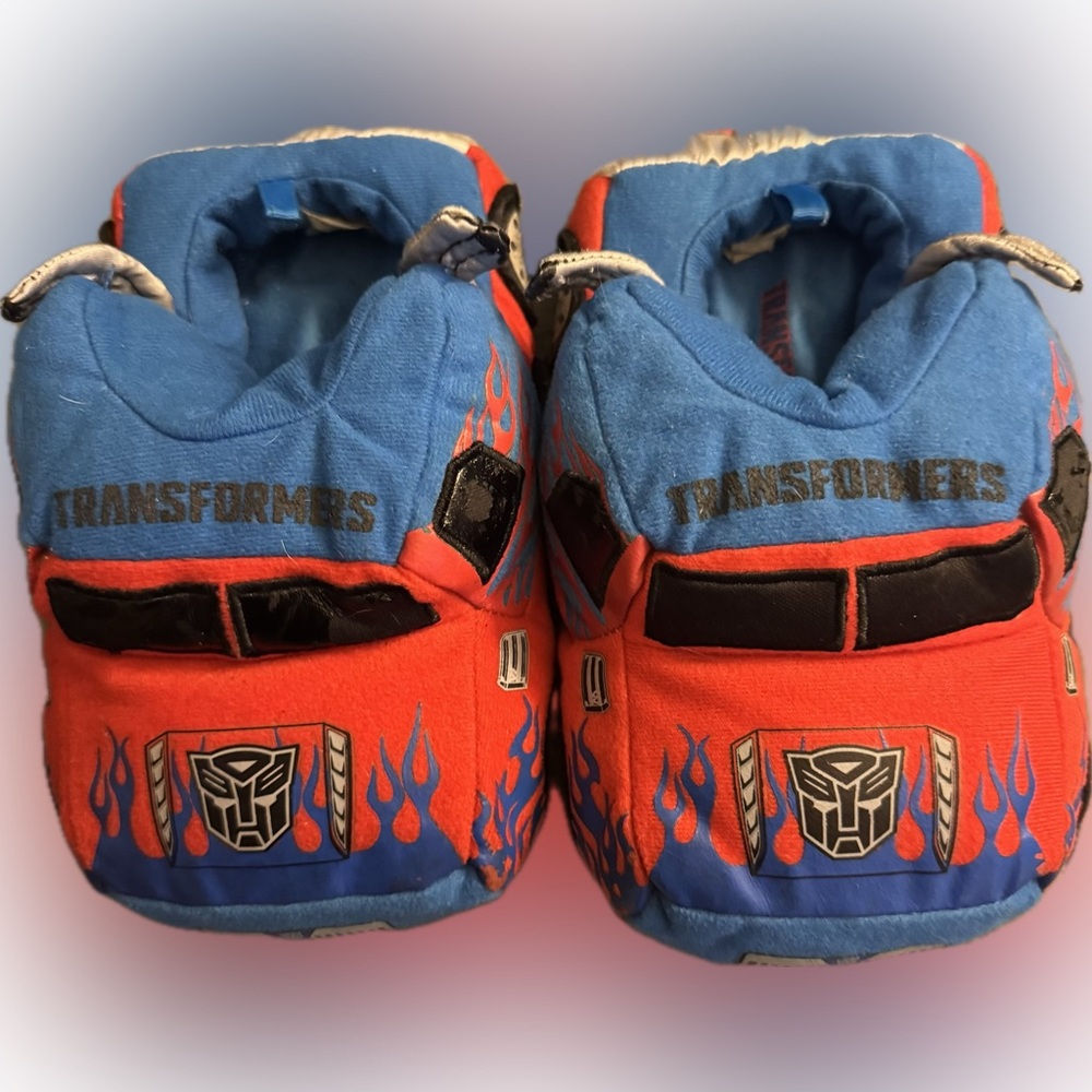 Hasbro Transformers Kids Slippers - Red and Blue